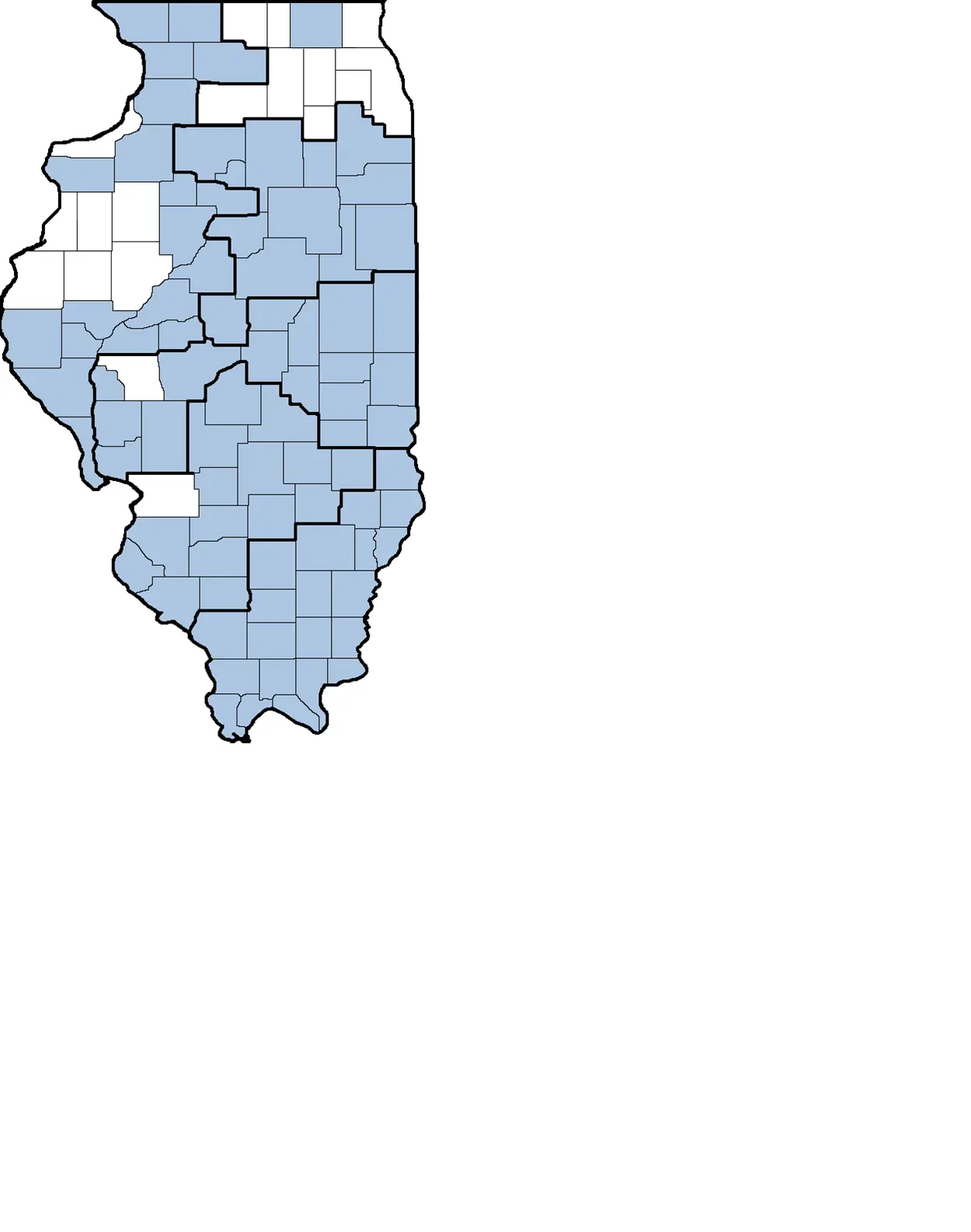 Map of OSPS Counties